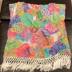 NWT Lilly Pulitzer Jasmine Caftan Top Coverup